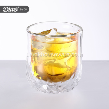 Doppelwandiger Bier Whisky Glasbecher